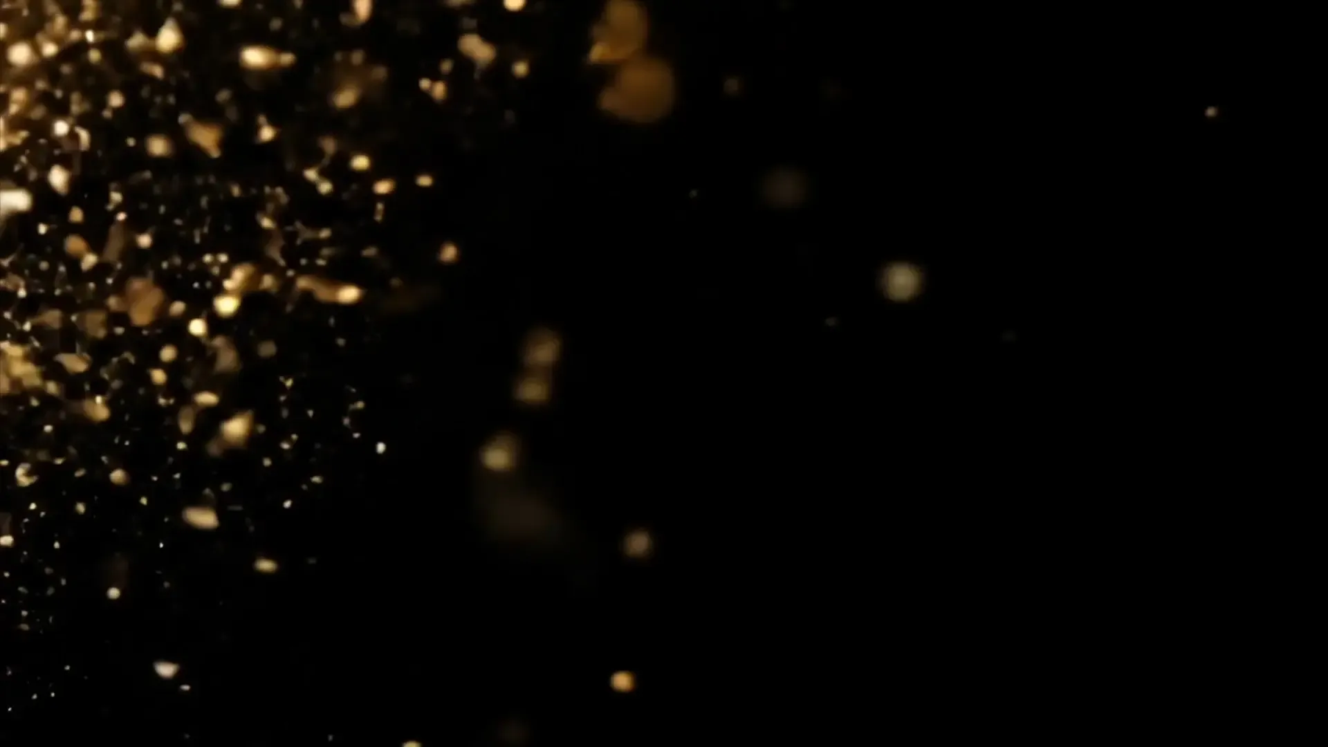 Soft Golden Sparkle Overlay for Cinematic Effects